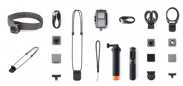 Dji Action 2 includes accessories: 